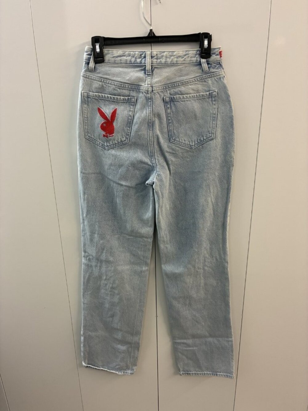 Playboy Jeans 28 By Pacsun Bunnies 28X31.5 Distressed Embroidered 90’s Boyfriend